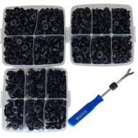 Zestaw samochodowych spinek tapicerki 620 cz, ze ściągaczem spinek ROOKS