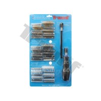 Zestaw szczotek rotacyjnych z uchwytem 20 części TRIUMF PROFESSIONAL