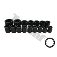 Zestaw nasadek udarowych 12 - kątnych, 3/4" 19-50mm 16 - szt TRIUMF PROFESSIONAL