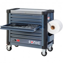 Wózek narzędziowy 8 szuflad z wyposażeniem 485 elementów SONIC EQUIPMENT