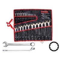 Zestaw kluczy płasko-oczkowych wygiętych 75 st. 6-32 mm , 25 szt. TRIUMF PROFESSIONAL