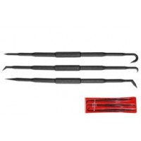 komplet plastikowych haczyków po obu stronach na O-ringach 165mm, 3 części