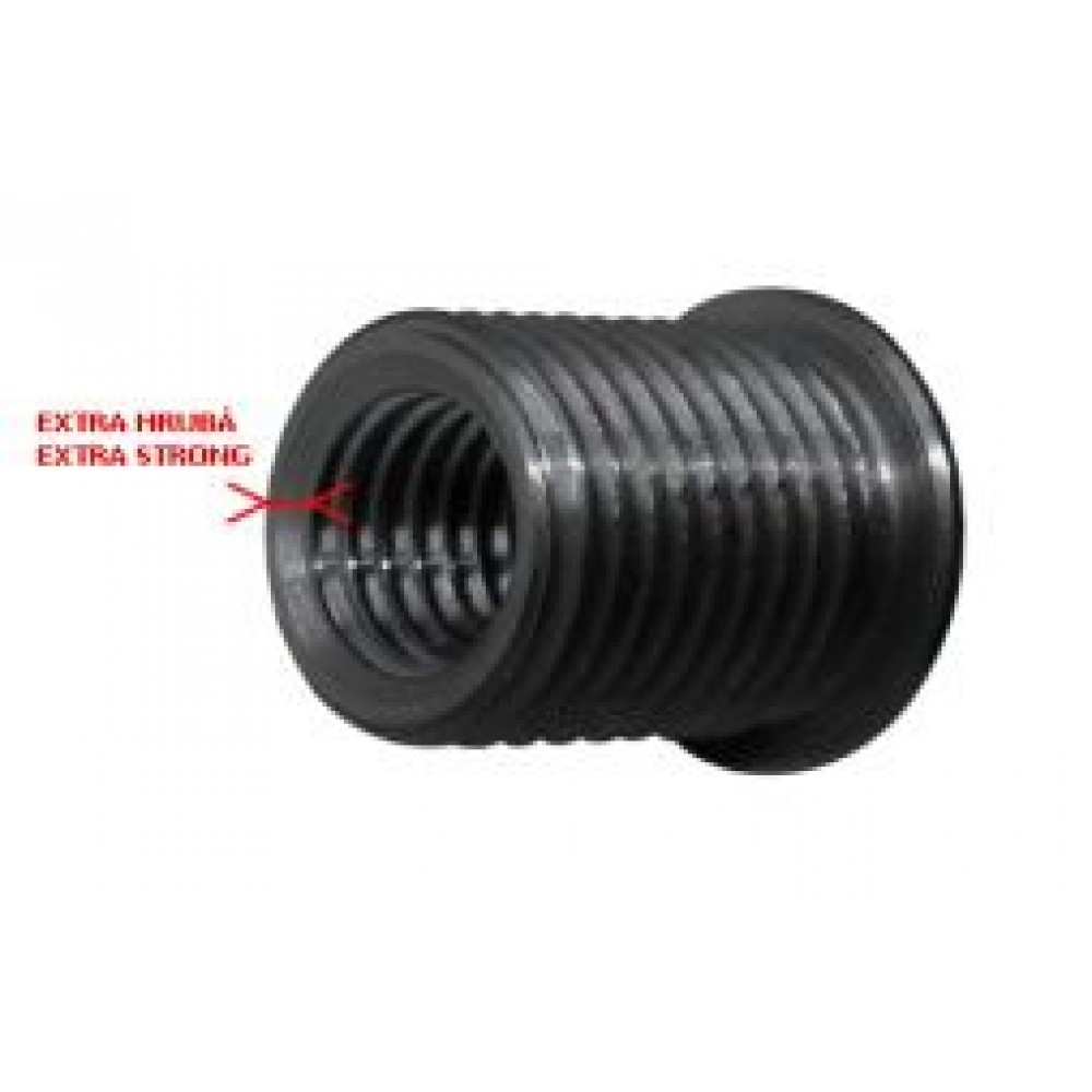 Wkładka gwintowana wewnętrzna M8x1x12mm, zewnętrzna M12x1