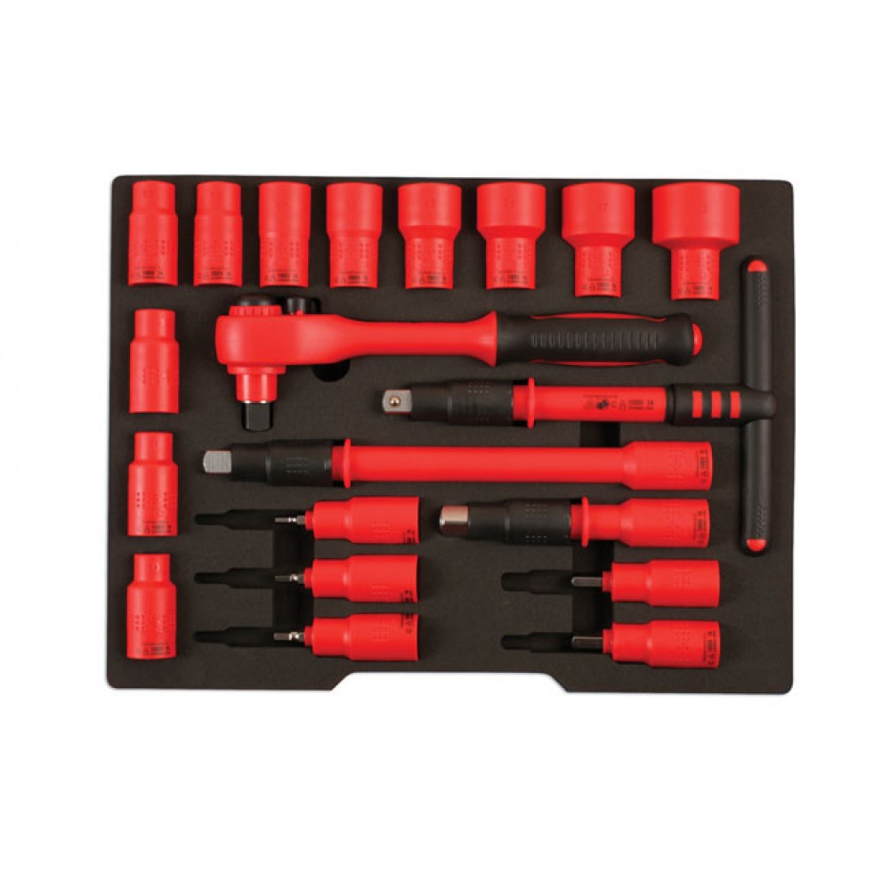 Zestaw izolowanych nasadek 1/2 "D 20szt