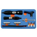 Zestaw narzędzi serwisowych do czujników TPMS, 10 cz LASER