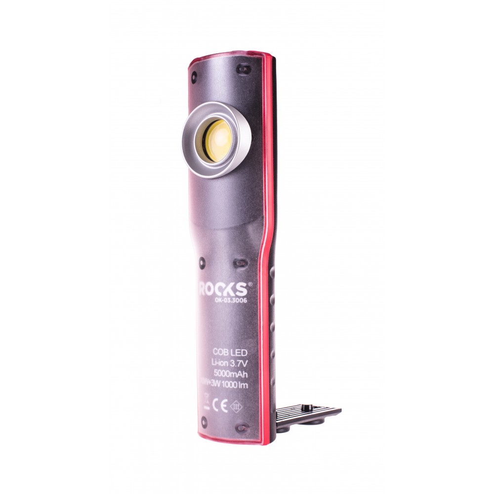 Lampa warsztatowa COB LED, 10+3W, 1000 lm