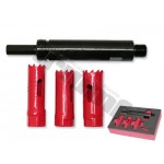  Zestaw frezów 17-19-20mm z przedłużką do wtryskiwaczy 4 częściowy TRIUMF