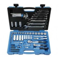 Klucze nasadowe,klucze płaskie 92 Narzędzia 1/4"+3/8" BGS TECHNIC