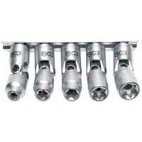 Nasadki przegubowe E6-E14, 3/8", 5 szt. BGS TECHNIC