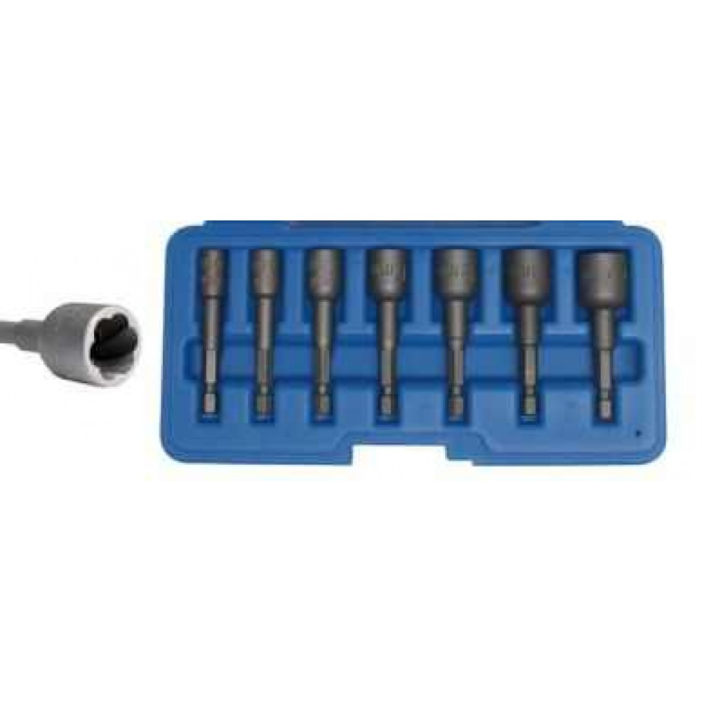 Nasadki, wkrętaki 6-14 mm, 7 szt BGS TECHNIC