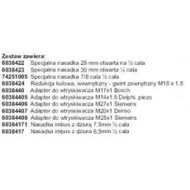 Adaptery wtryskiwaczy do młota bezwładnosciowego 8kg i siłowników hydraulicznych 11 cz. PICHLER