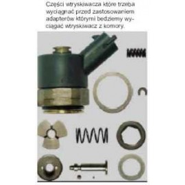 Adaptery wtryskiwaczy do młota bezwładnosciowego 8kg i siłowników hydraulicznych 11 cz. PICHLER