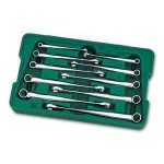 Klucze płasko-oczkowe 10sztuk XL X-BEAM SATA