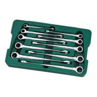 Klucze płasko-oczkowe z grzechotką XL X-BEAM SATA