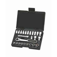 Klucze nasadowe, przelotowych PASS-THRU 1/4" metryczne,calowe SATA